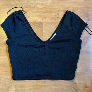 Black Crop Top